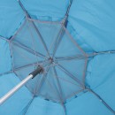 Ομπρέλα Παραλίας Αλουμινίου 2,4m PE 180gsm UPF 50+ Γαλάζιο