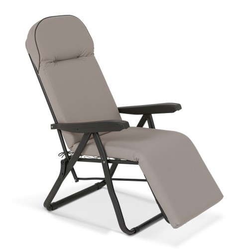 Πολυθρόνα 6 Θέσεων Μαύρου Σκελετού Σκούρο Καφέ Μαξιλάρι