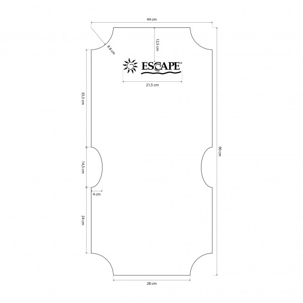Ανταλλακτικό Ύφασμα Escape High Back / Escape Plus Πετρόλ