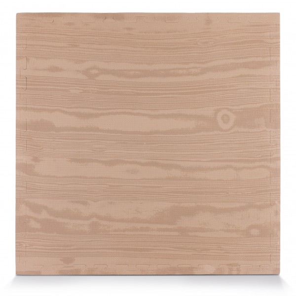 Δάπεδο Προστασίας Puzzle EVA 100x100x2 cm – Ξύλο / Γκρι