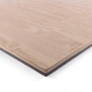 Δάπεδο Προστασίας Puzzle EVA 100x100x2,5 cm – Ξύλο / Μαύρο