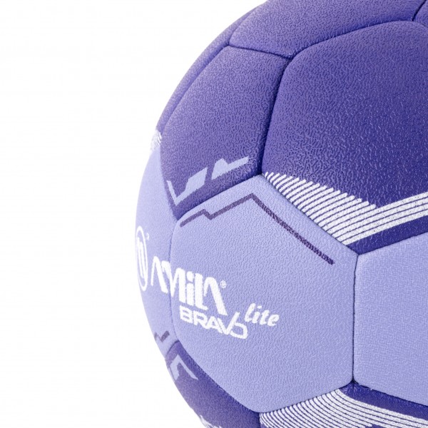Μπάλα Handball Bravo Lite Νο1 - Μωβ / Βιολετί / Λευκό