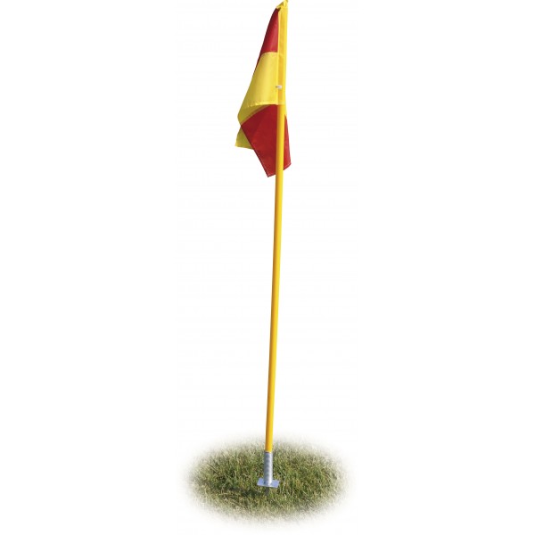 Σημαία Κόρνερ Ελατήριο με Καρφί PVC (Σετ 4 Τεμάχια)