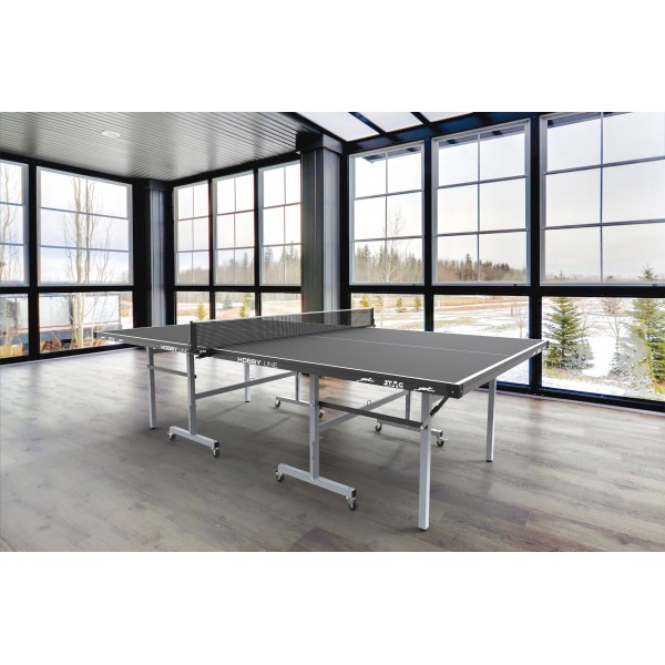 Τραπέζι Ping Pong Εσωτερικού Χώρου Stag Hobby 19mm Μαύρο