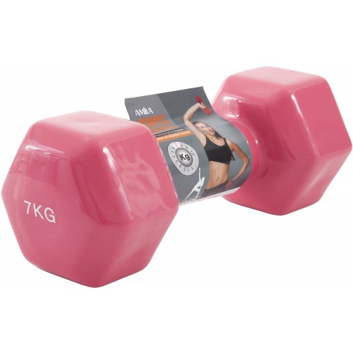 AMILA Vinyl Dumbbell 7Kg