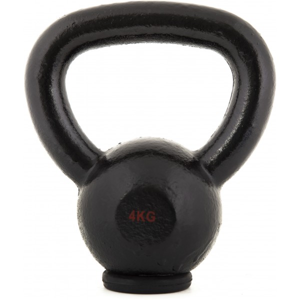 AMILA Kettlebell Cast Iron Rubber Base 4Kg