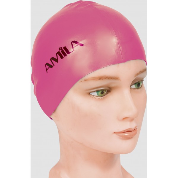 Σκουφάκι Κολύμβησης AMILA Basic Ροζ