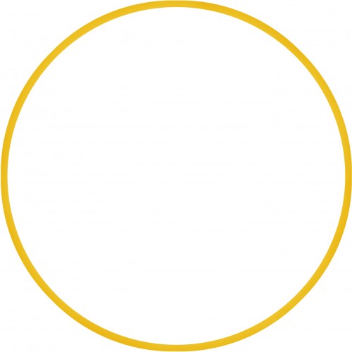 Χούλα-Χουπ 60cm - Φ18mm - 120gr, Κίτρινο