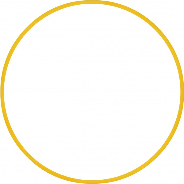 Χούλα-Χουπ 60cm - Φ18mm - 120gr, Κίτρινο