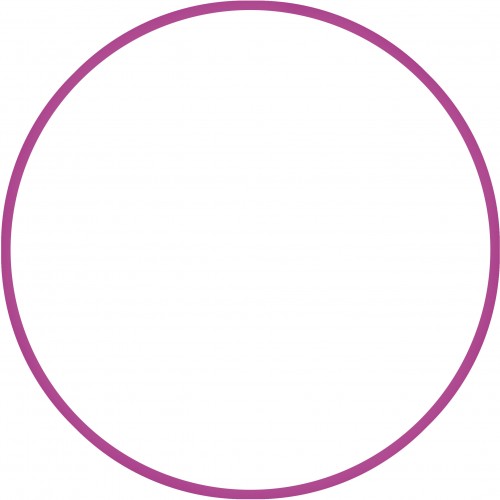 Χούλα-Χουπ 70cm - Φ19mm - 260gr, Φούξια
