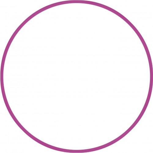 Χούλα-Χουπ 70cm - Φ19mm - 175gr, Φούξια