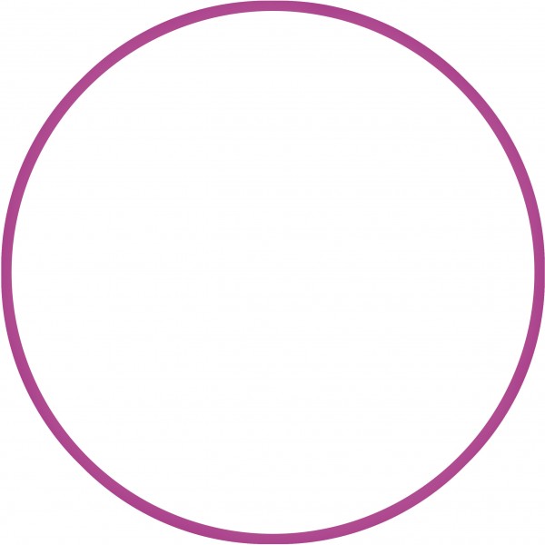 Χούλα-Χουπ 70cm - Φ19mm - 175gr, Φούξια