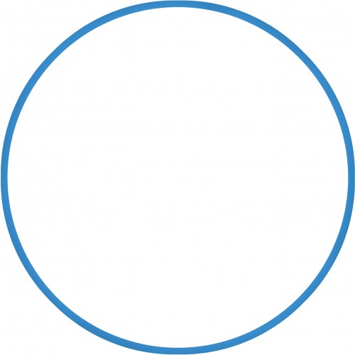 Χούλα-Χουπ 70cm - Φ19mm - 230gr, Μπλε