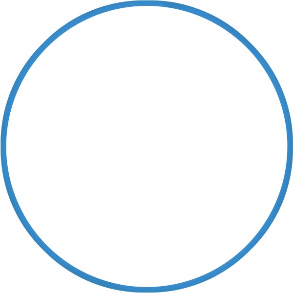Χούλα-Χουπ 70cm - Φ19mm - 230gr, Μπλε