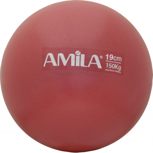 Μπάλα Γυμναστικής AMILA Pilates Ball 19cm Κόκκινη Bulk