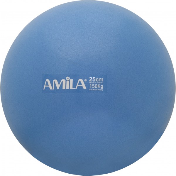 Μπάλα Γυμναστικής AMILA Pilates Ball 25cm Μπλε Bulk