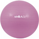 Μπάλα Γυμναστικής AMILA GYMBALL 55cm Ροζ Bulk