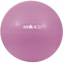 Μπάλα Γυμναστικής AMILA GYMBALL 65cm Ροζ Bulk