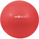 Μπάλα Γυμναστικής AMILA GYMBALL 75cm Κόκκινη Bulk