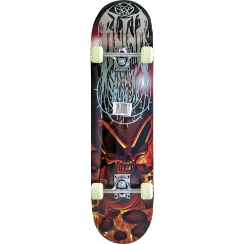 Τροχοσανίδα Skateboard AMILA Skatebird Skull