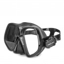 Μάσκα Θαλάσσης Salvas Wanted Black Silicone band