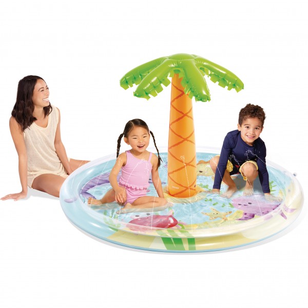 Palm Tree Spray Pool