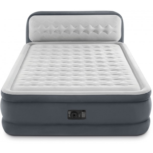 Φουσκωτό Στρώμα Ύπνου Intex Ultra Plush Headboard Queen