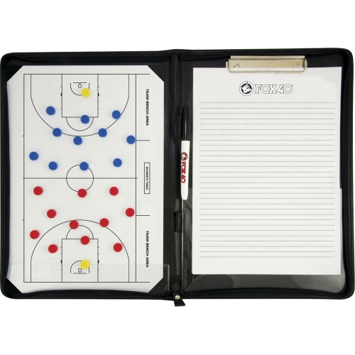 Ντοσιέ Ταμπλό Προπονητή Basket Μαγνητικό FOX40 25,5x35,5cm