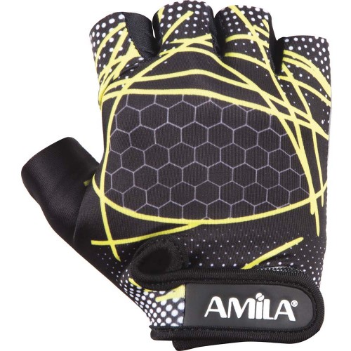 Γάντια Άρσης Βαρών AMILA Amara Lycra Κίτρινο XL