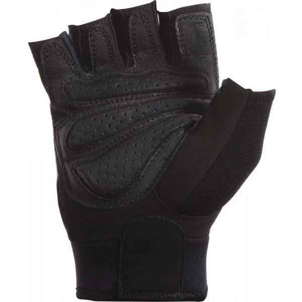 Γάντια Άρσης Βαρών AMILA Leather Μαύρο/Γκρι M