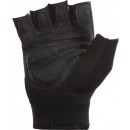 Γάντια Άρσης Βαρών AMILA Leather Μαύρο/Γκρι XXL