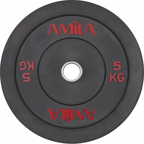 Δίσκος AMILA Black R Bumper 50mm 5Kg