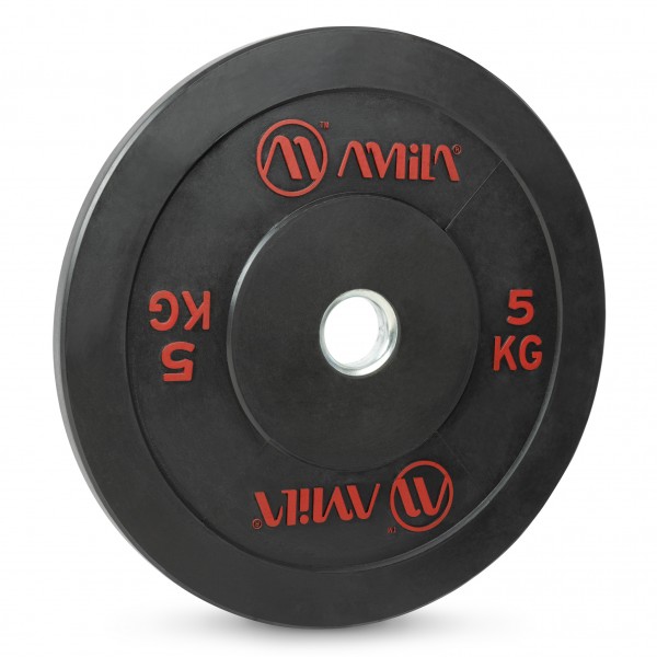 Δίσκος AMILA Black R Bumper Slim 50mm 5Kg