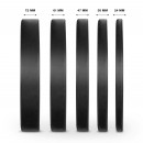 Δίσκος AMILA Black W Bumper Slim 50mm 25Kg
