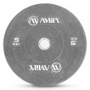 Δίσκος Color Bumper Plate Slim 50 mm 5 kg – Γκρι