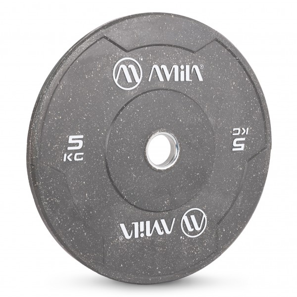 Δίσκος Color Bumper Plate Slim 50 mm 5 kg – Γκρι