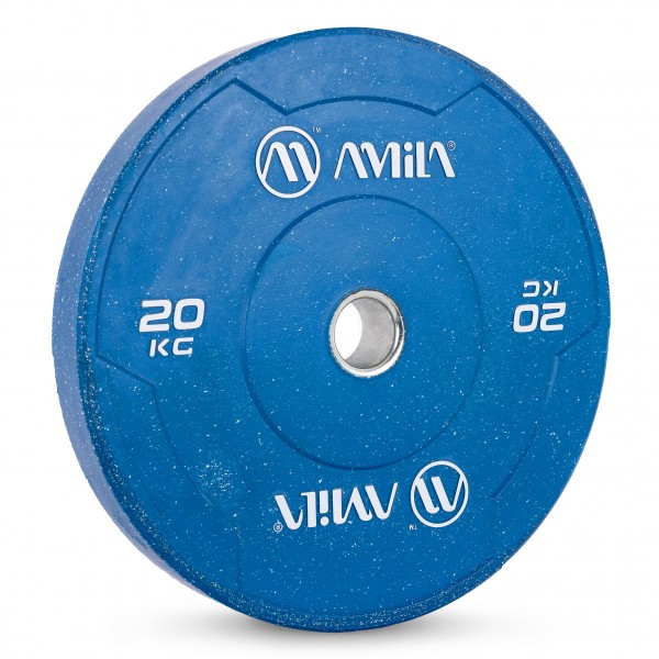 Δίσκος Color Bumper Plate Slim 50 mm 20 kg – Μπλε Δίσκος Color Bumper Plate Slim 50 mm 20 kg – Μπλε