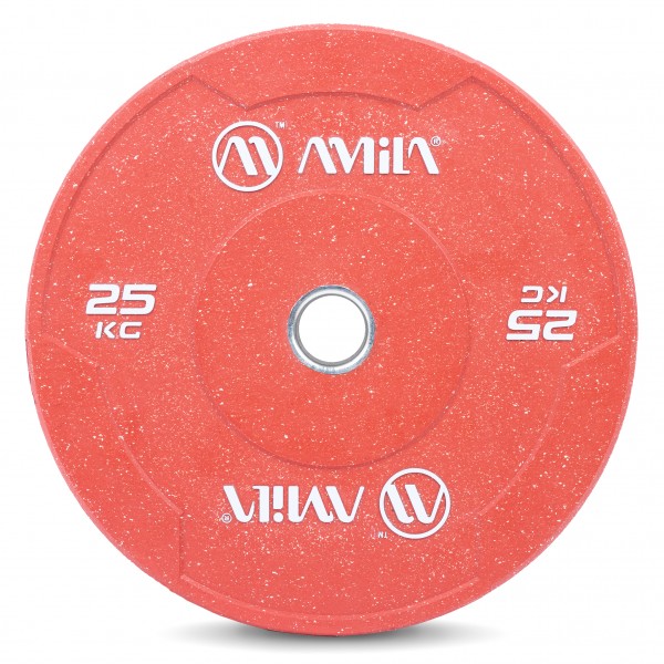 Δίσκος Color Bumper Plate Slim 50 mm 25 kg – Κόκκινο Δίσκος Color Bumper Plate Slim 50 mm 25 kg – Κόκκινο