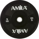 Δίσκος AMILA Black W Bumper 50mm 5Kg