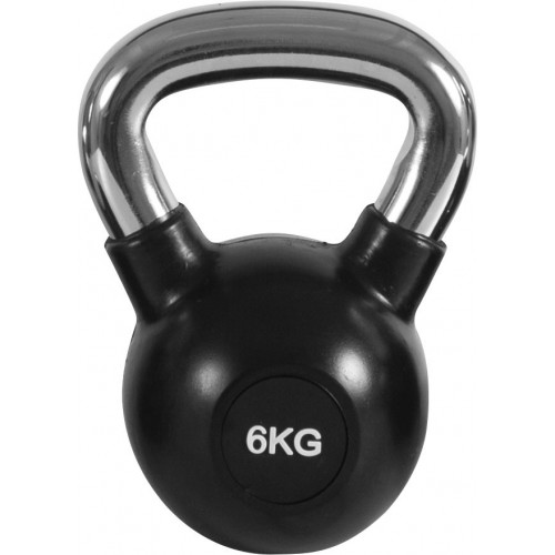 Kettlebell Rubber Cover Cr Handle 6Kg