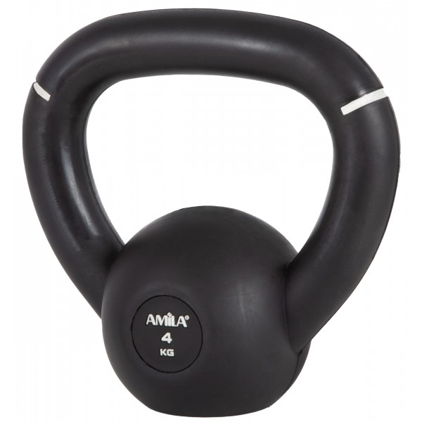 AMILA Kettlebell Original Rubber 4Kg