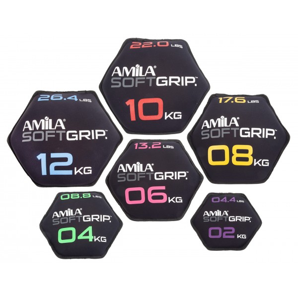 Δίσκος Βαρίδιο Soft Grip 10Kg