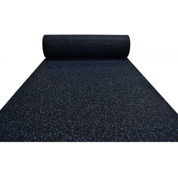 Λαστιχένιο Πάτωμα, Ρολό EPDM, 10x1,2m 6mm Blue Flecks