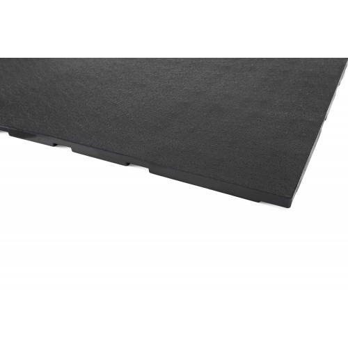 Λαστιχένιο Πάτωμα Original Πλακάκι 100x100cm 15mm Μαύρο