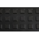 Λαστιχένιο Πάτωμα Original Πλακάκι 100x100cm 15mm Μαύρο
