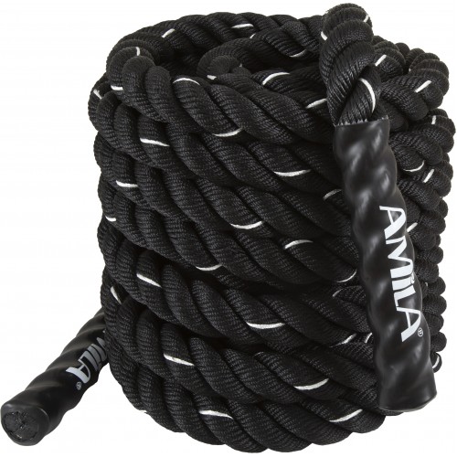 Σχοινί Προπόνησης Crossfit AMILA Battle Rope NS 9m