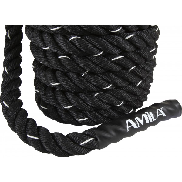 Σχοινί Προπόνησης Crossfit AMILA Battle Rope NS 15m