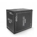 Πλειομετρικό Κουτί Plyo Box Raw Rise 40x50x60 cm - Μαύρο