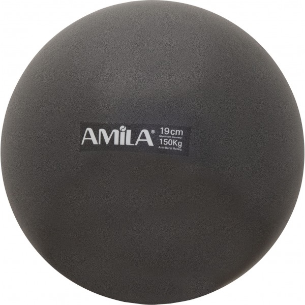 Μπάλα Γυμναστικής AMILA Pilates Ball 19cm Μαύρη