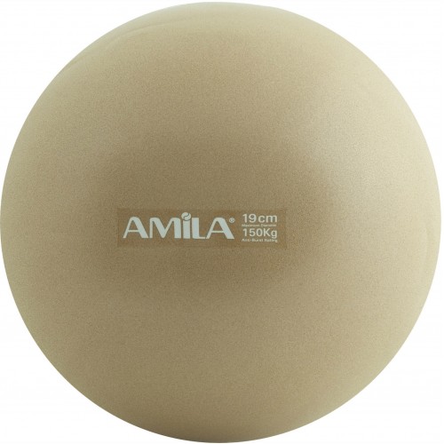 Μπάλα Γυμναστικής AMILA Pilates Ball 19cm Χρυσή Bulk
